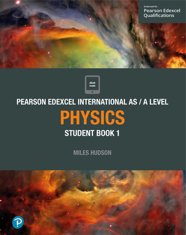 Pearson Edexcel international A level Physics student book 1 miles hudson Kitap Kapağı