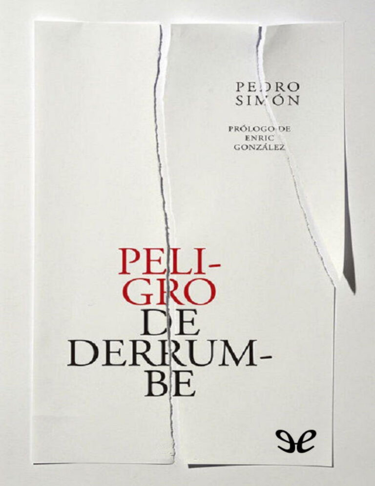 Peligro de derrumbe Spanish Edition Pedro Simon Kitap Kapağı
