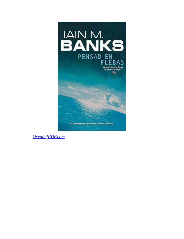 Pensad en Flebas Banks Iain M Kitap Kapağı