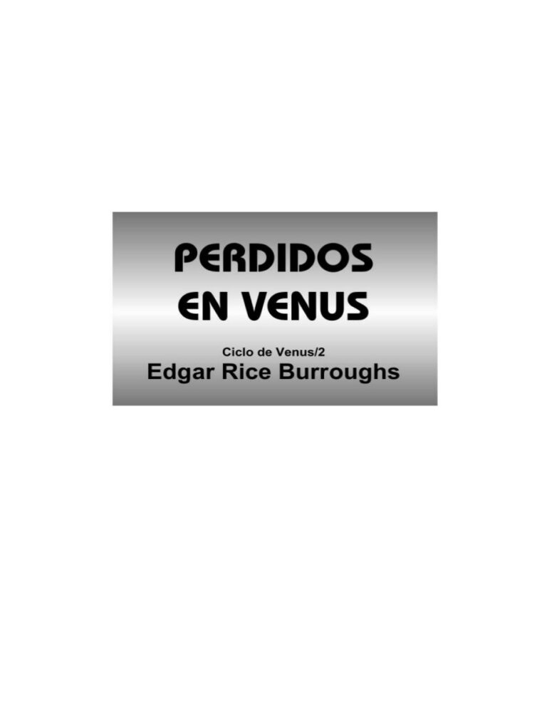 Perdidos en Venus Burroughs Edgar Rice Kitap Kapağı