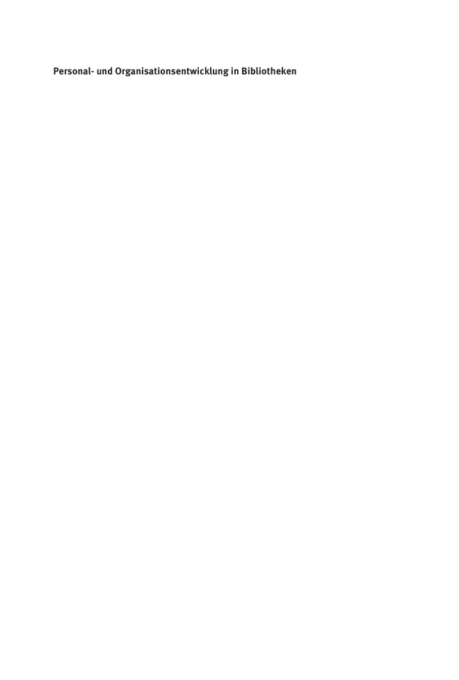 Personal- und Organisationsentwicklung in Bibliotheken PDF Download