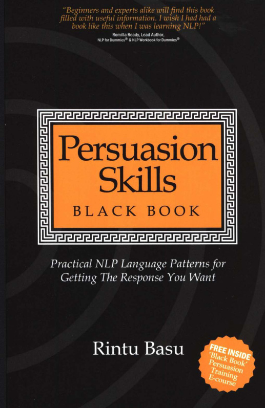 Persuasion Skills Black Book Rintu Basu Kitap Kapağı