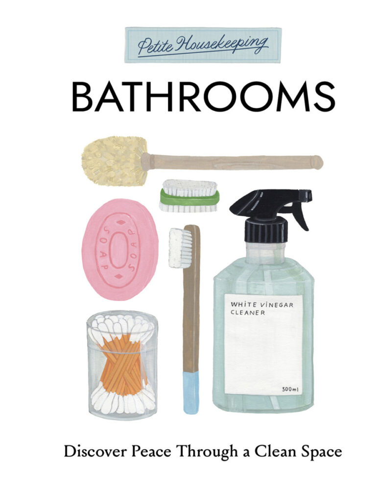 Petite Housekeeping Bathrooms Sara Bir Kitap Kapağı