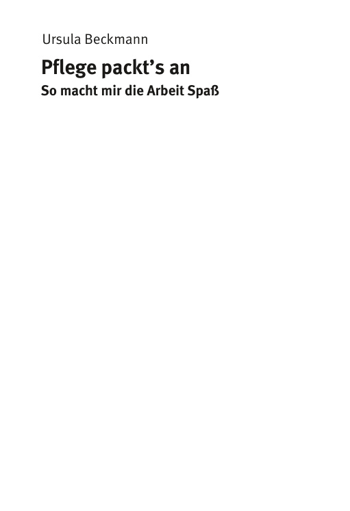 Pflege packt's an PDF Download