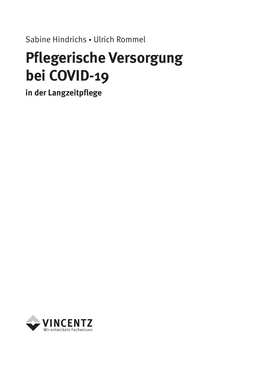 Pflegerische Versorgung bei COVID-19 PDF Download