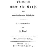 Phantasien uber die Kunst von einem kunstliebenden Klosterbruder German Edition Wilhelm Heinrich Wackenroder Kitap Kapağı