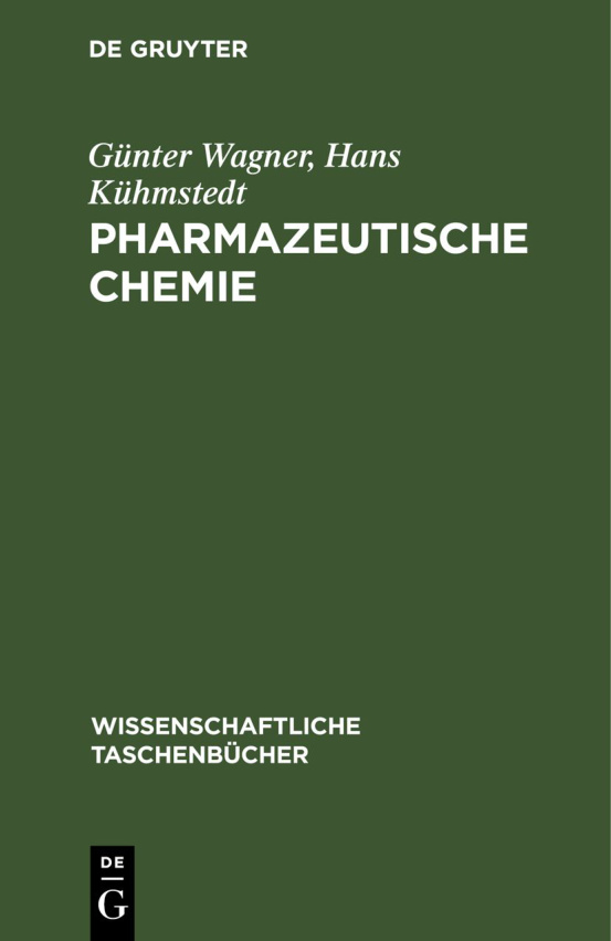 Pharmazeutische Chemie German Edition Gunter Wagner Kitap Kapağı