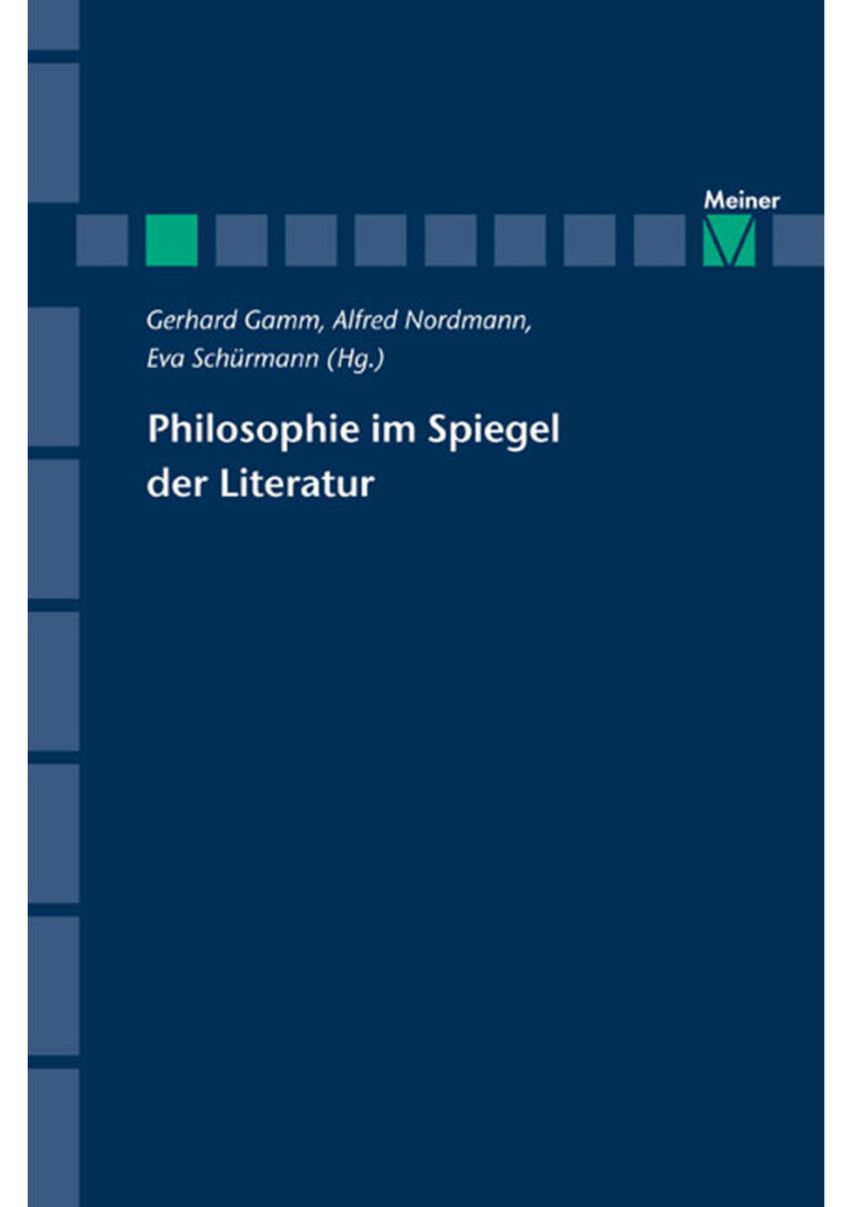 Philosophie im Spiegel der Literatur German Edition Gerhard Gamm Kitap Kapağı