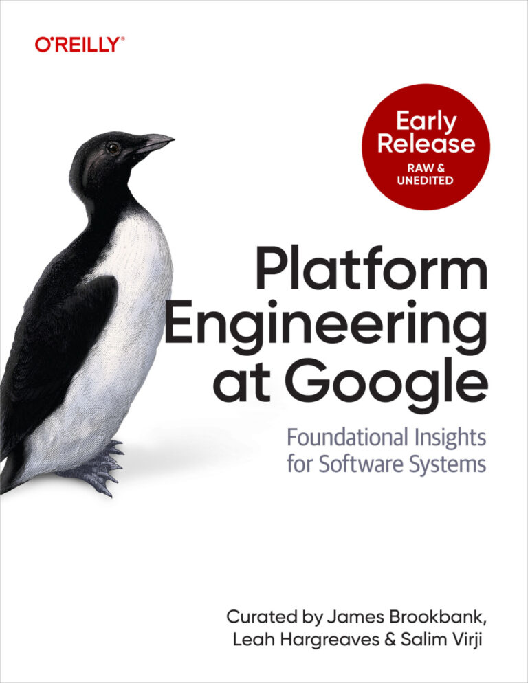 Platform Engineering at Google ER James Brookbank Kitap Kapağı