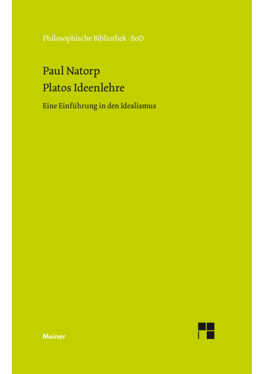 Platos Ideenlehr PDF Download
