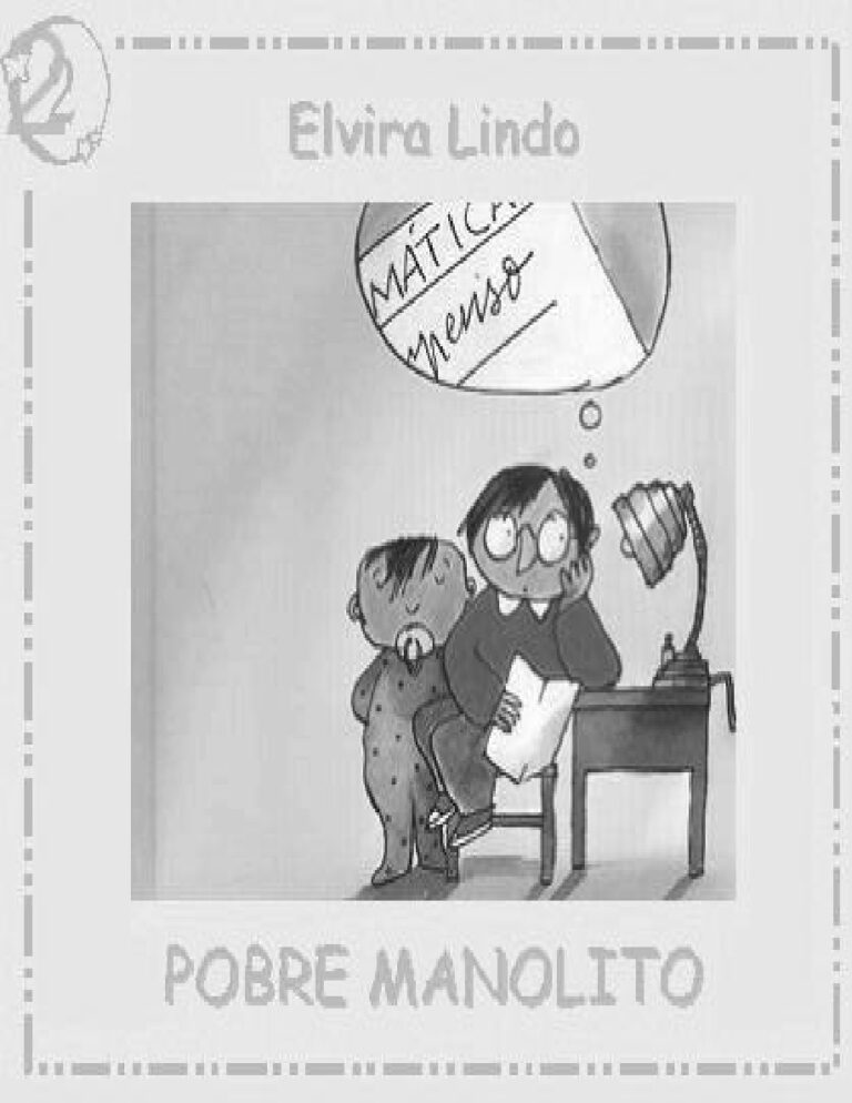Pobre Manolito Elvira Lindo Kitap Kapağı