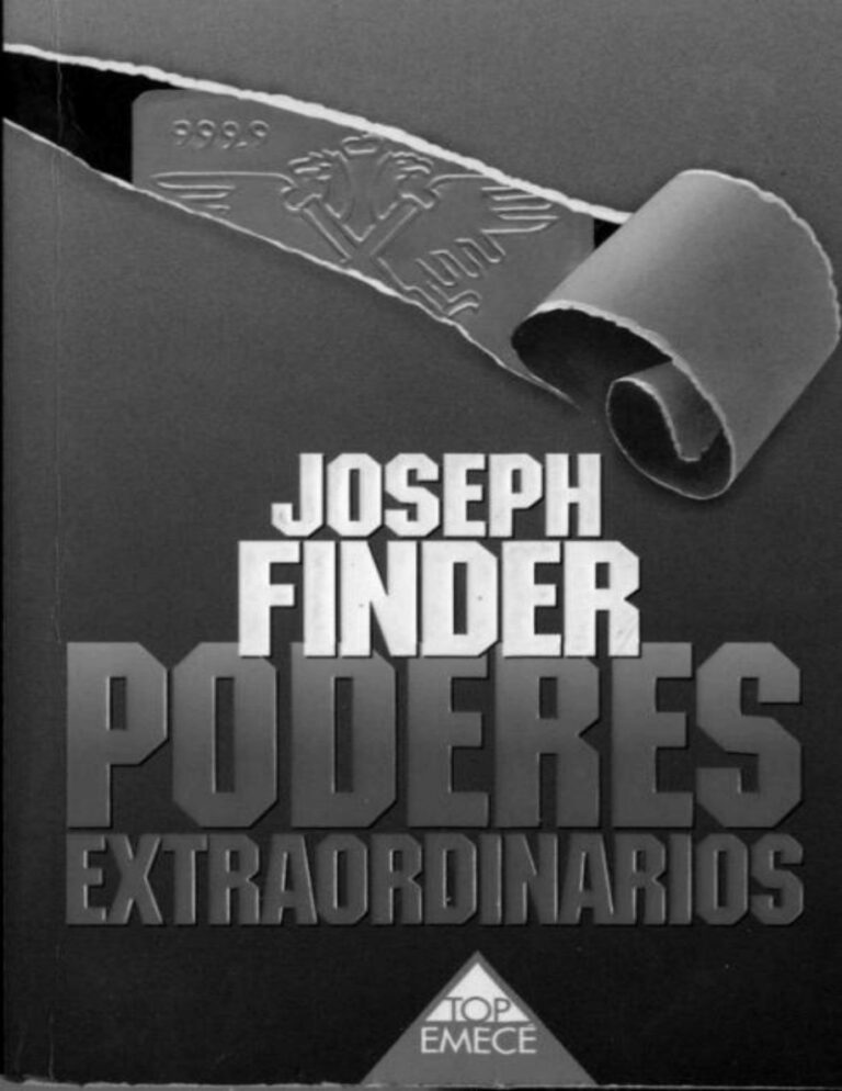 Poderes extraordinarios Joseph Finder Kitap Kapağı