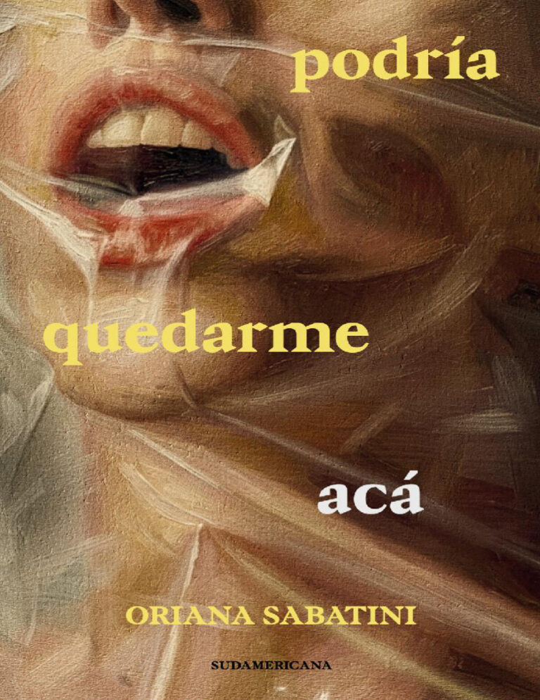 Podria quedarme aca Spanish Edition Oriana sabatini Kitap Kapağı