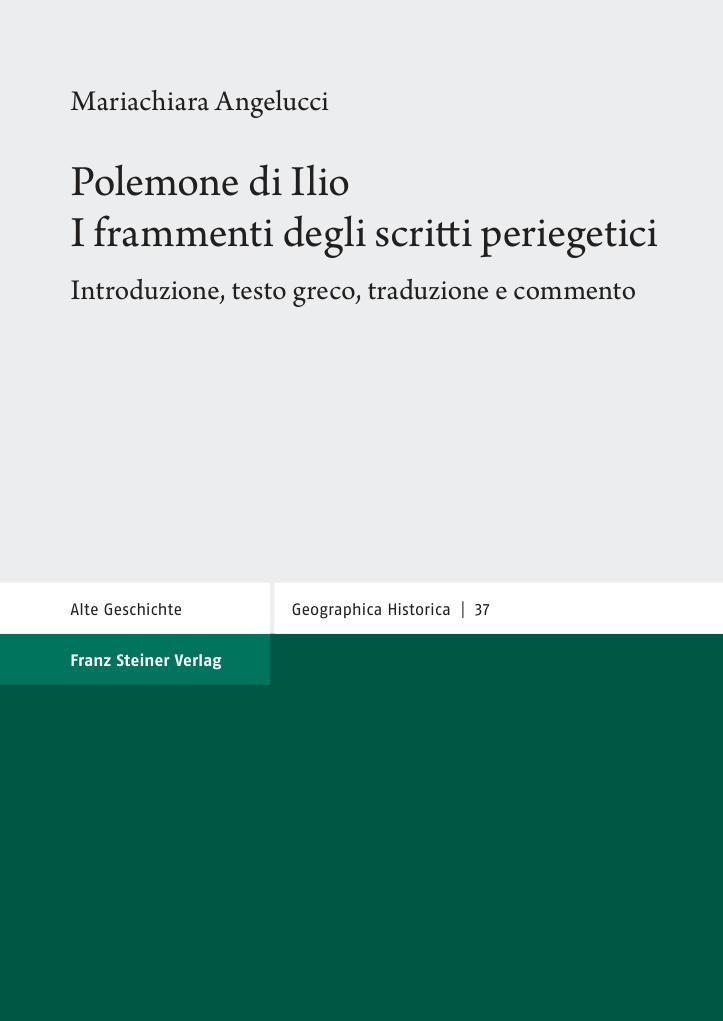 Polemone di Ilio: I frammenti degli scritti periegetici PDF Download