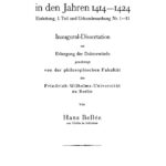 Polen und die romische Kurie in den Jahren 1414 1424 Einleitung T 1 und Urkundenanhang Nr 1 11 German Edition Hans Bellee Kitap Kapağı
