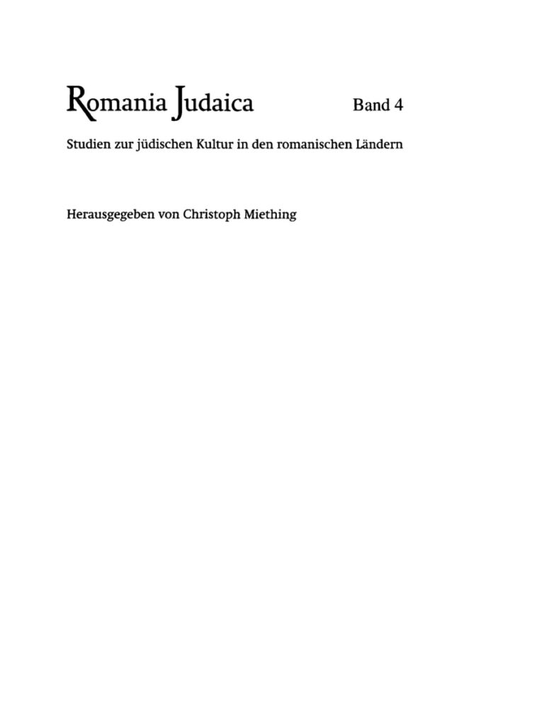 Politik und Religion im Judentum German Edition Christoph Miething Kitap Kapağı