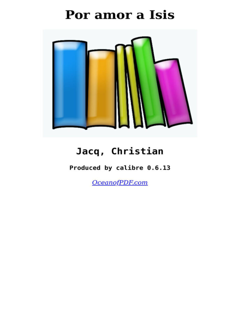 Por amor a Isis Jacq Christian Kitap Kapağı