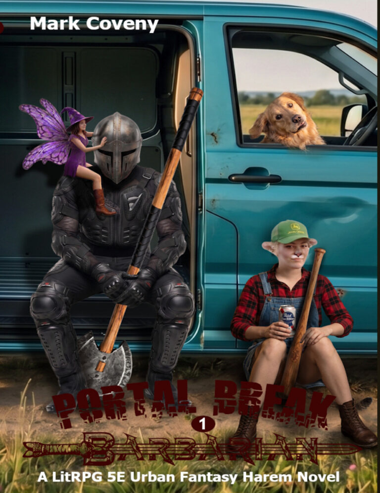 Portal Break Barbarian Book 1 Mark Coveny Kitap Kapağı