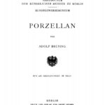 Porzellan German Edition Adolf Bruening Kitap Kapağı