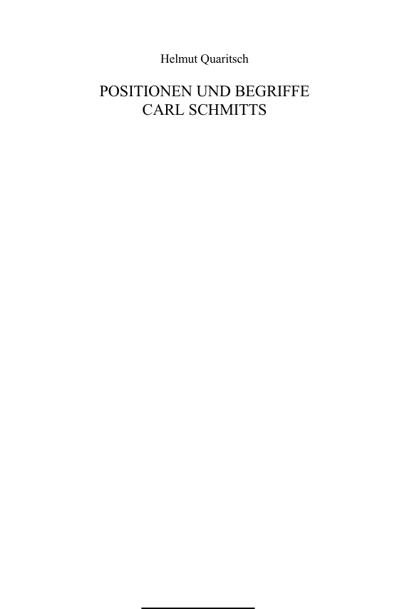 Positionen und Begriffe Carl Schmitts PDF Download