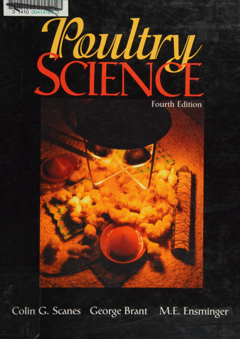Poultry science Scanes Kitap Kapağı