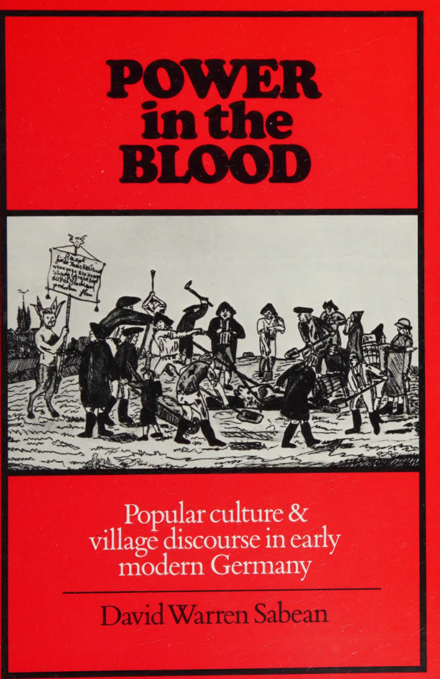 Power in the blood David Sabean Kitap Kapağı