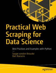 Practical Web Scraping for Data Science Seppe vanden Broucke Kitap Kapağı
