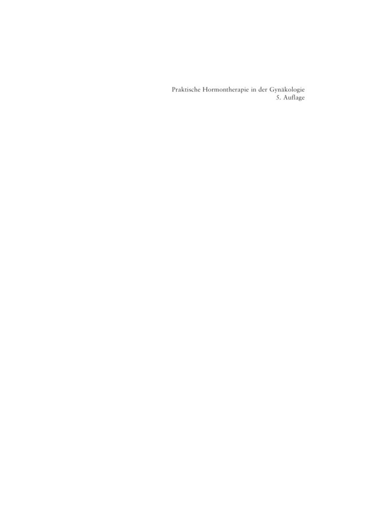 Praktische Hormontherapie in der Gynakologie German Edition Gunther Goretzlehner Kitap Kapağı