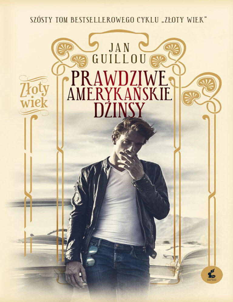 Prawdziwe amerykańskie dżinsy Polish Edition Jan Guillou Kitap Kapağı