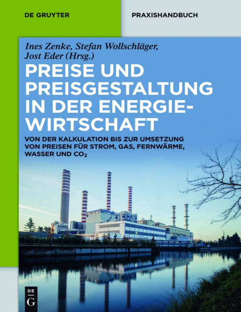 Preise und Preisgestaltung in der Energiewirtschaft German Edition Ines Zenke Kitap Kapağı