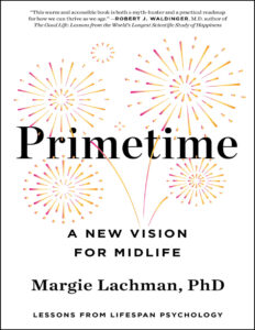 Primetime A New Vision for Midlife Margie Lachman Kitap Kapağı