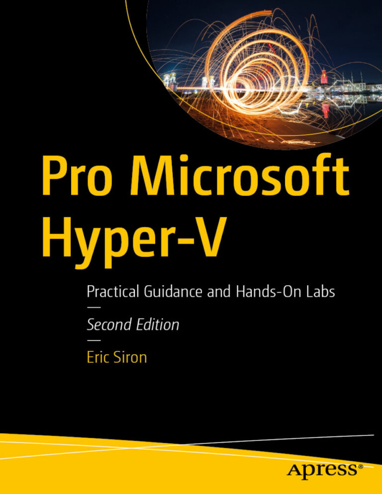 Pro Microsoft Hyper V 2 E Eric Siron Kitap Kapağı