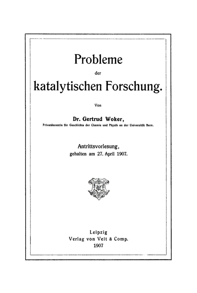 Probleme katalytischen Forschung German Edition Gertrud Woker Kitap Kapağı