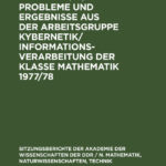 Probleme und Ergebnisse aus der Arbeitsgruppe Kybernetik German Edition Heinrich Scheel Kitap Kapağı