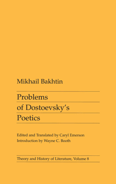 Problems of Dostoyevskys Poetics Mikhail Bakhtin Kitap Kapağı