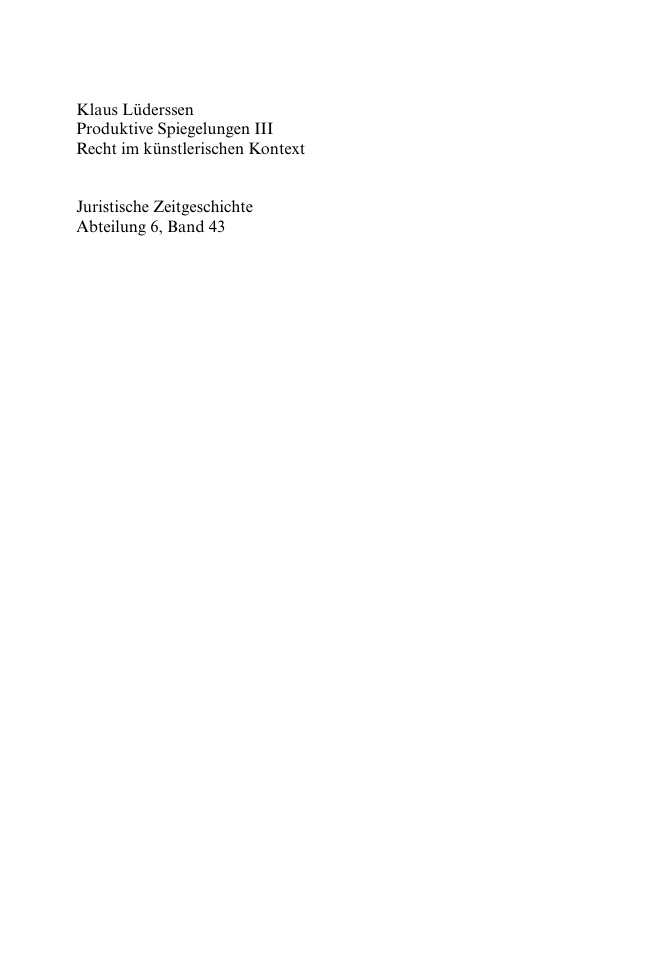 Produktive Spiegelungen III Recht im kunstlerischen Kontext German Edition Klaus Luderssen Kitap Kapağı