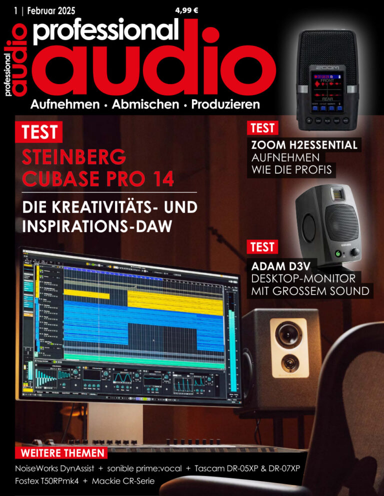 Professional Audio Februar 2025 GER Professional Audio Kitap Kapağı