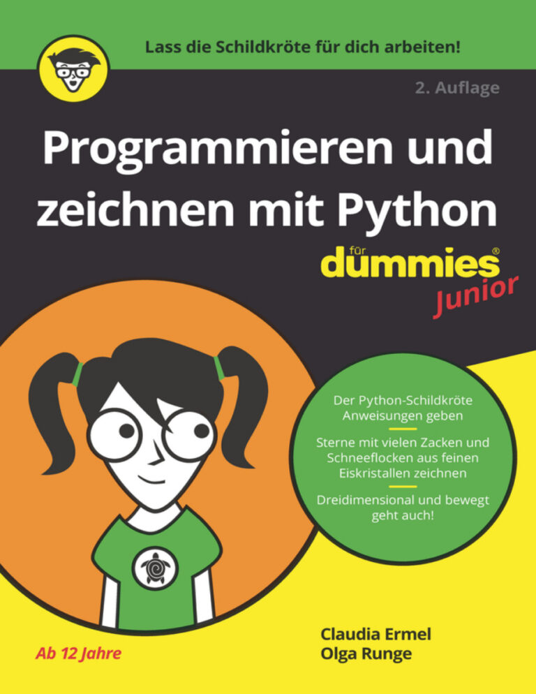 Programmieren und zeichnen mit Python Claudia Ermel GER Kitap Kapağı