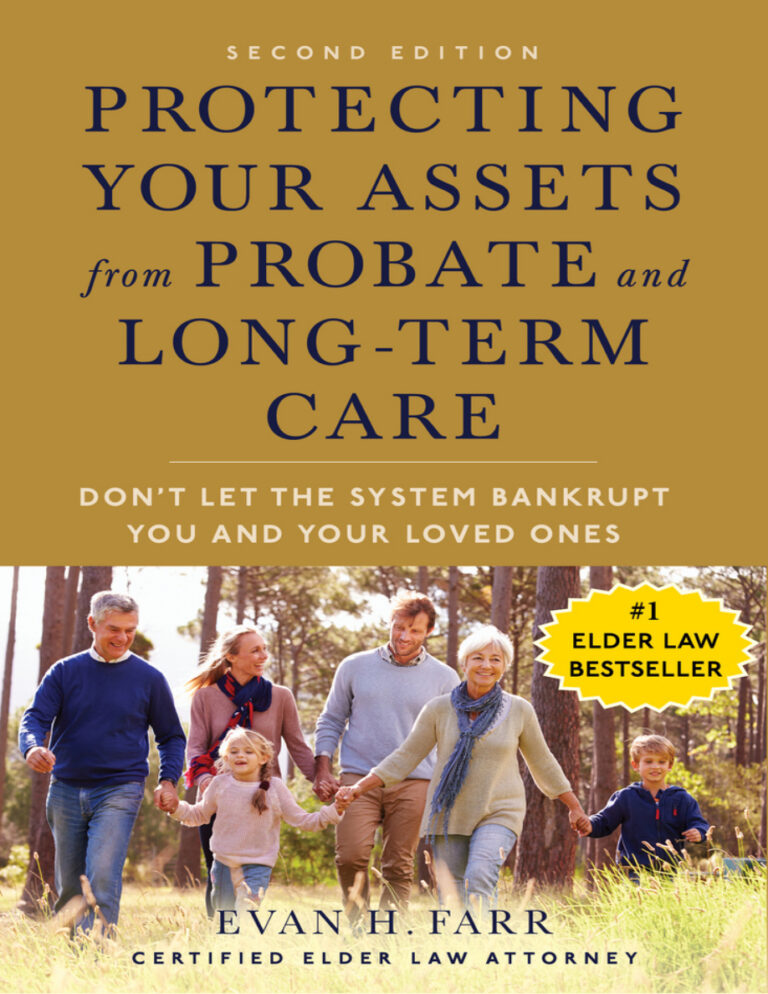 Protecting Your Assets from Long term Care Evan H Farr Kitap Kapağı