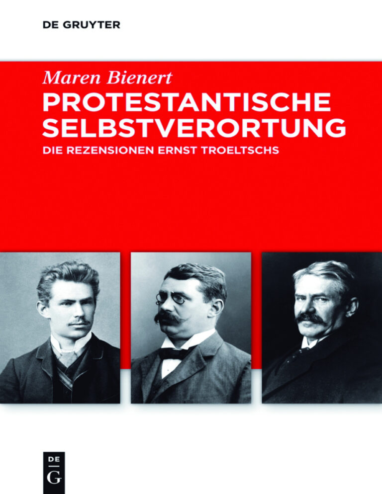 Protestantische Selbstverortung German Edition Maren Bienert Kitap Kapağı
