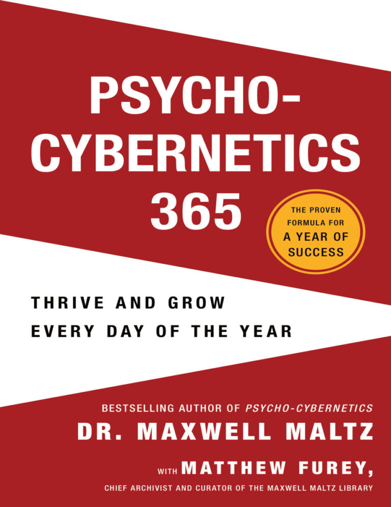 Psycho Cybernetics 365 Thrive and Grow Every Day of the Year Matthew furrey Kitap Kapağı