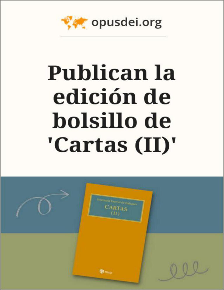 Publican la edicion de bolsillo de Cartas II opus dei Kitap Kapağı