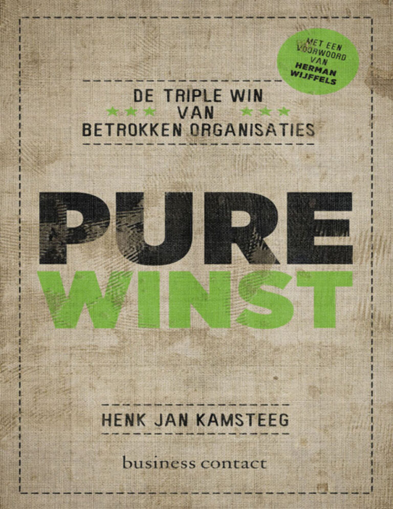 Pure Winst Dutch Edition Henk Jan Kamsteeg Kitap Kapağı