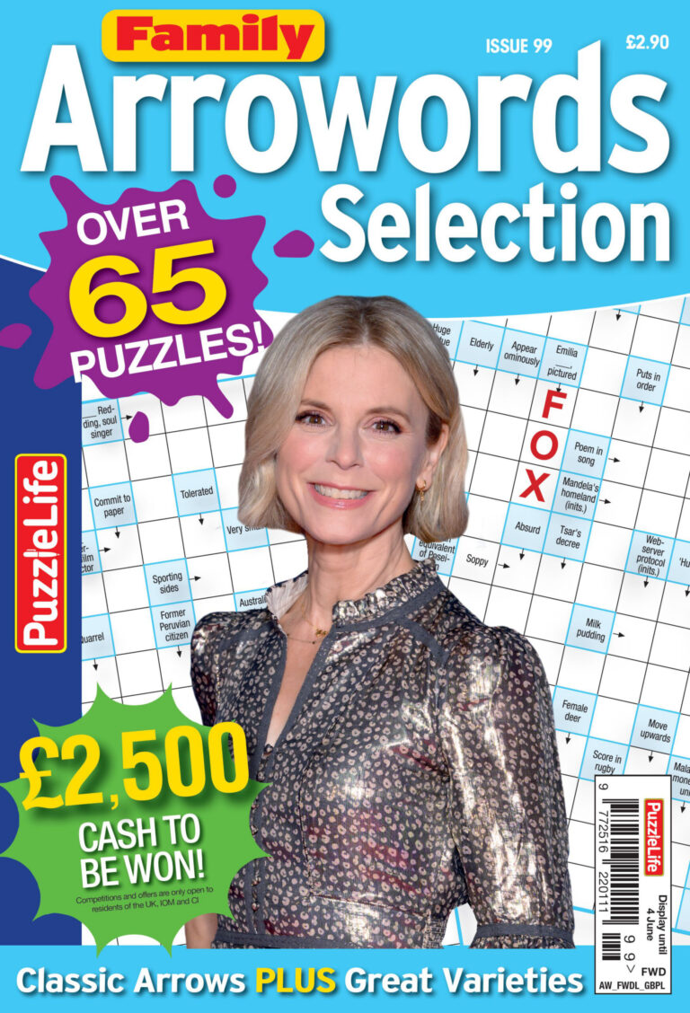 PuzzleLife Family Arrowords Selection Issue 99 2026 PuzzleLife Family Arrowords Selection Kitap Kapağı