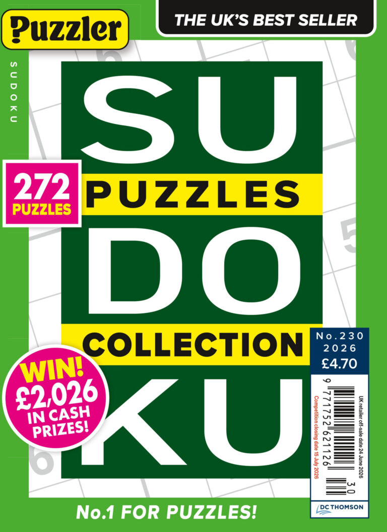 Puzzler Sudoku Puzzles Collection Issue 230 2026 Puzzler Sudoku Puzzles Collection Kitap Kapağı
