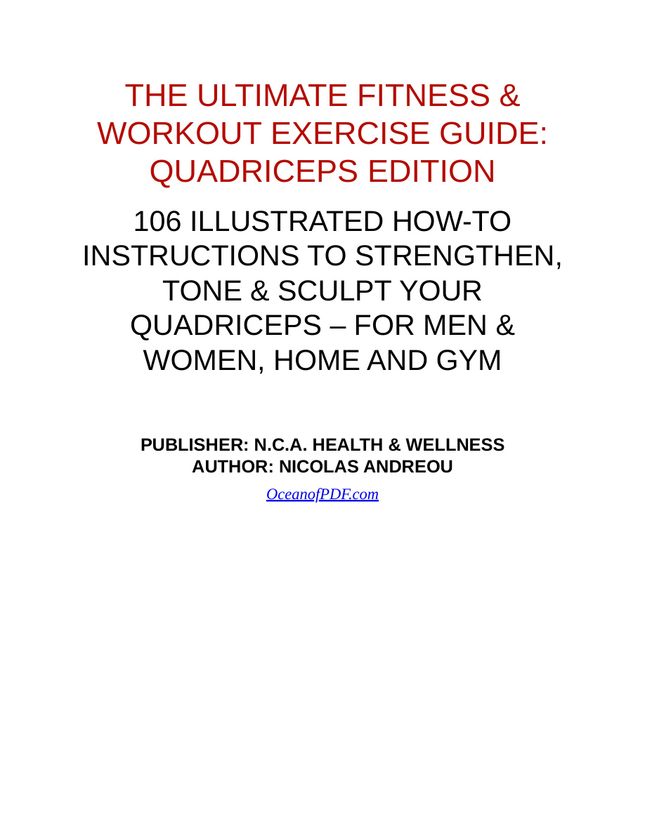 Quadriceps Edition Nicolas Andreou Kitap Kapağı