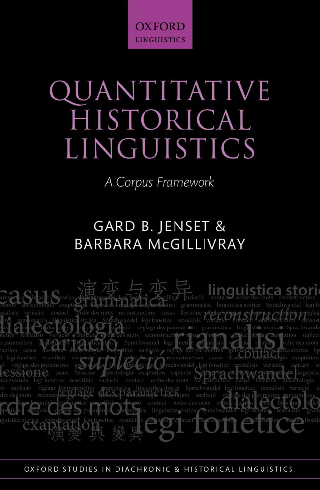 Quantitative Historical Linguistics Gard B Jenset Kitap Kapağı