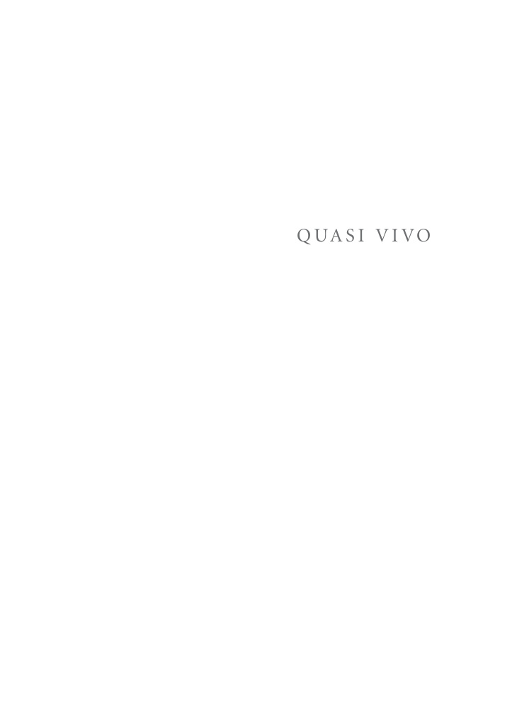 Quasi vivo German Edition Frank Fehrenbach Kitap Kapağı