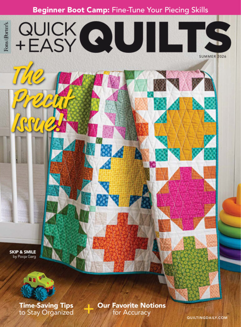 QuickEasy Quilts Summer 2026 QuickEasy Quilts Kitap Kapağı