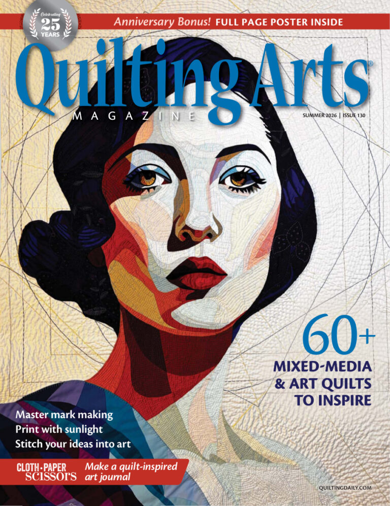 Quilting Arts Magazine Issue 130 Summer 2026 Quilting Arts Magazine Kitap Kapağı